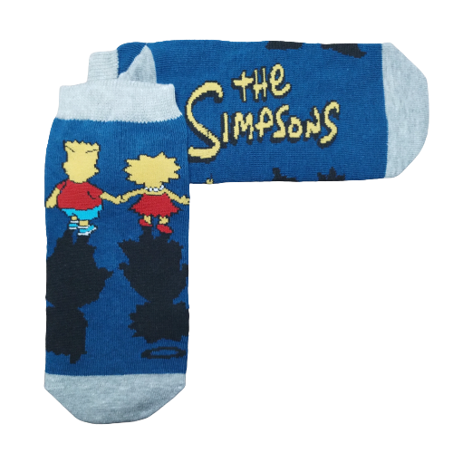 Medias soquete Los Simpsons - Bart & Lisa (demonio & angel)