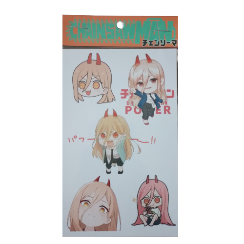 Stickers - Chainsaw Man Modelo 3