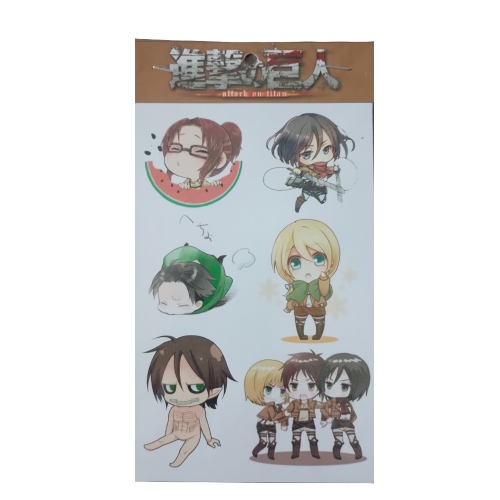 Stickers - Attack on Titan Modelo 2