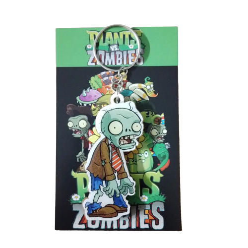 Llavero Resina Plantas vs Zombies Zombi