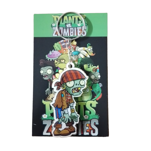 Llavero Resina Plantas vs Zombies Zombi pirata