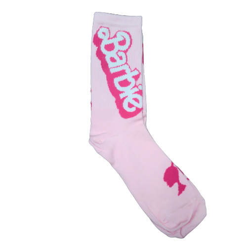 Media 3/4 Barbie palabra fondo rosa
