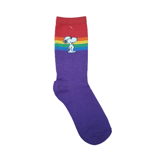 Media 3/4 Snoopy arco iris