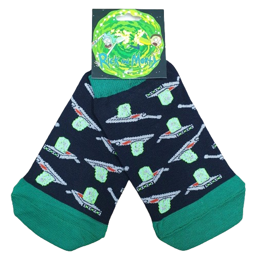 Medias Soquete Rick and Morty - El Crucero Espacial Oficial