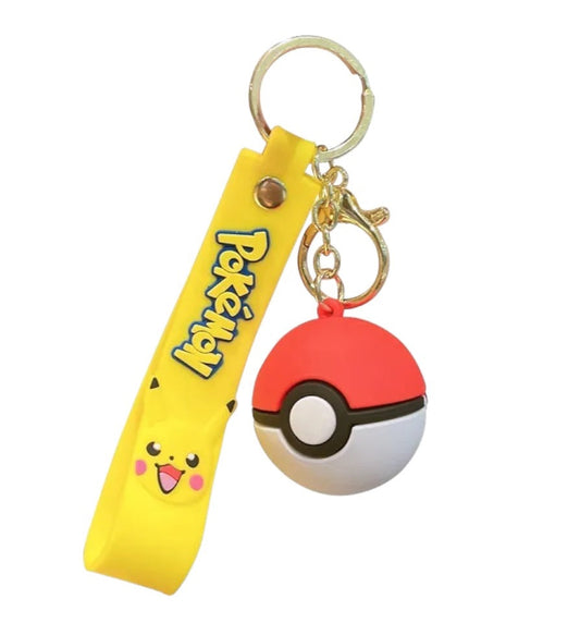 Llavero Goma 3D Pokemon - Pokebola