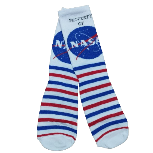 Medias 3/4 NASA - Logo (Property of NASA) con Rayas