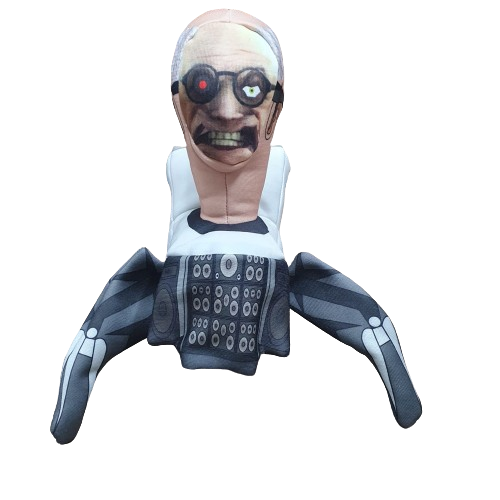 Peluche Skibidi Toilet - Skibidi Cientifico - 28CM