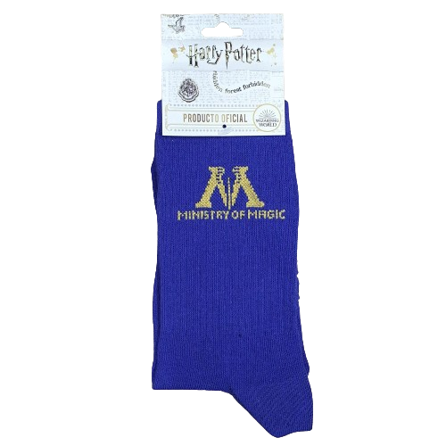 Medias 3/4 Puño Harry Potter - Violeta Ministry of Magic Oficial