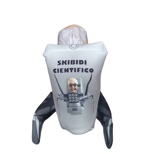Peluche Skibidi Toilet - Skibidi Cientifico - 28CM