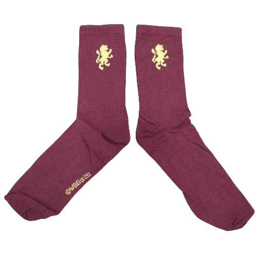 Medias 3/4 Puño Harry Potter - Bordo Casa Gryffindor Oficial