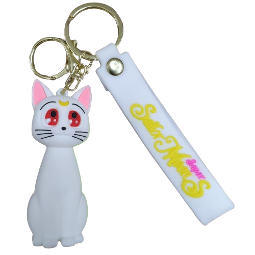 Llavero Goma 3D Sailor Moon - Gato Artemis (Grande)