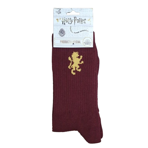 Medias 3/4 Puño Harry Potter - Bordo Casa Gryffindor Oficial
