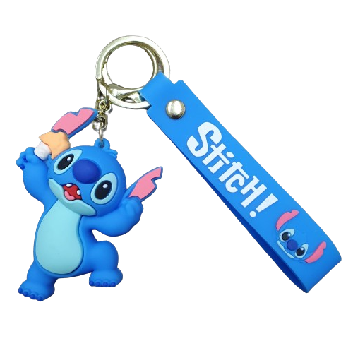 Llavero Goma 3D Lilo & Stitch - Stitch Helado