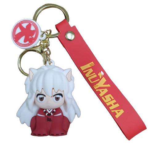 Llavero Goma 3D Inuyasha - Inuyasha Sentada