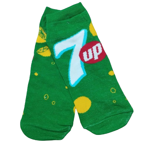 Medias Soquete 7up - Logo con Limones y Burbujas