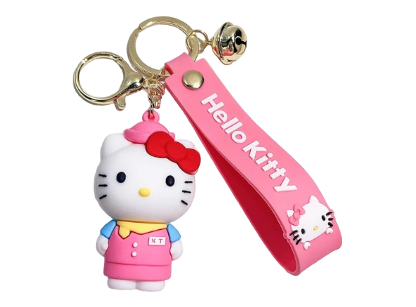 Llavero Goma 3D Sanrio Kitty Azafata