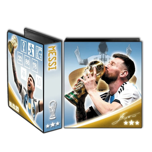 Carpeta Escolar N°3 Selección Argentina - Messi Copa del Mundo (Modelo: SA 01)