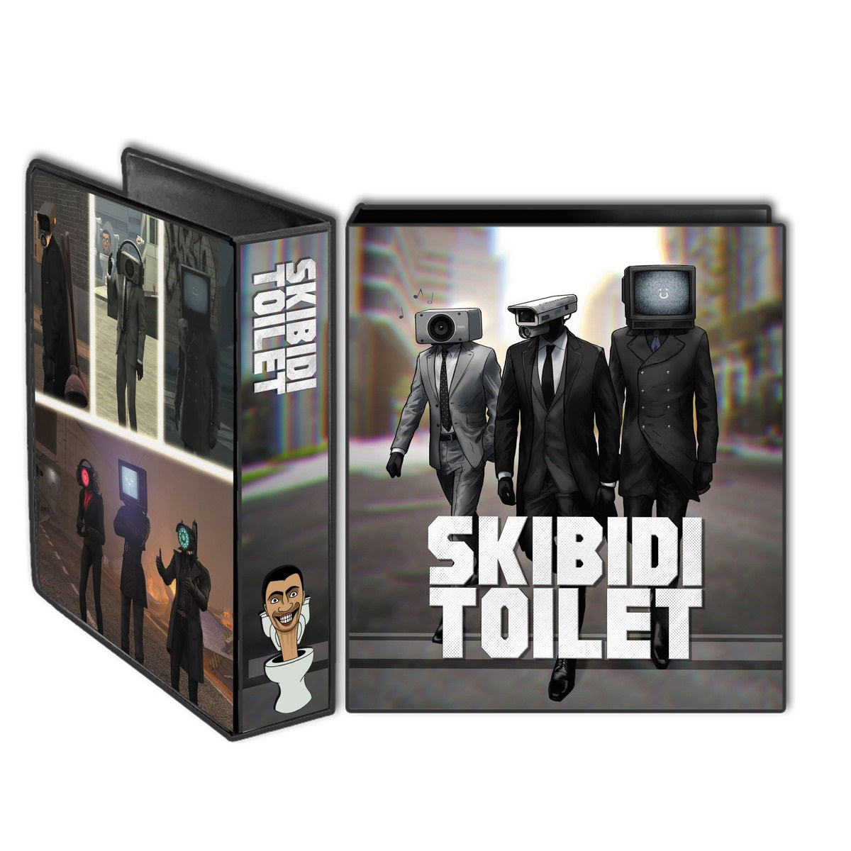 Carpeta Escolar N°3 Skibidi Toilet - TV Man &amp; Cameraman (Modelo: SKIBIDI TOILET 01)