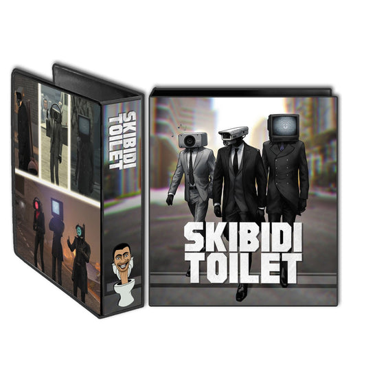 Carpeta Escolar N°3 Skibidi Toilet - TV Man & Cameraman (Modelo: SKIBIDI TOILET 01)