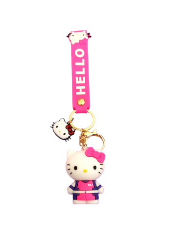 Llavero Goma 3D Sanrio Kitty traje espacial