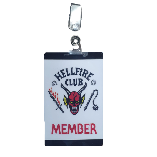 Credencial - Stranger Things - Hellfire Member