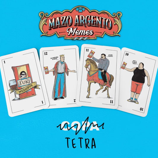 Juego de cartas - Mazo Argento Memes