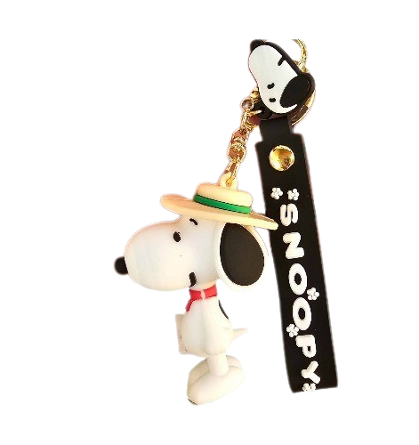 Llavero Goma 3D Snoopy sombrero