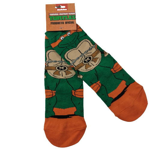 Medias 3/4 Tortugas Ninja - Michelangelo