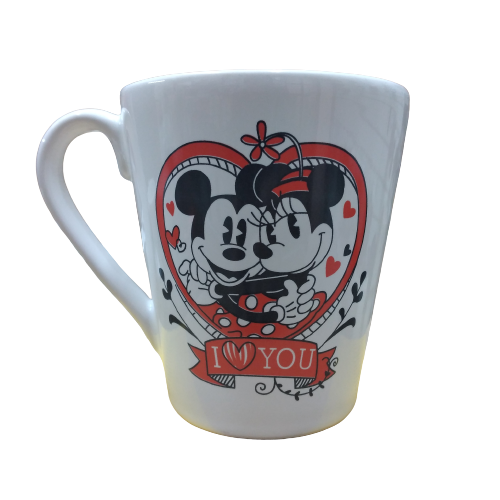 Taza Mickey - Mickey & Minnie Corazones