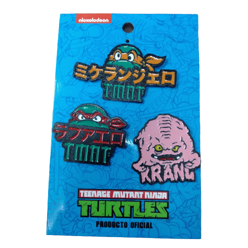 Set Pines x 3 - Tortugas Ninja (Mod. B)