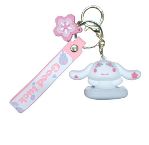 Llavero Goma 3D Sanrio Cinnamaroll jabon