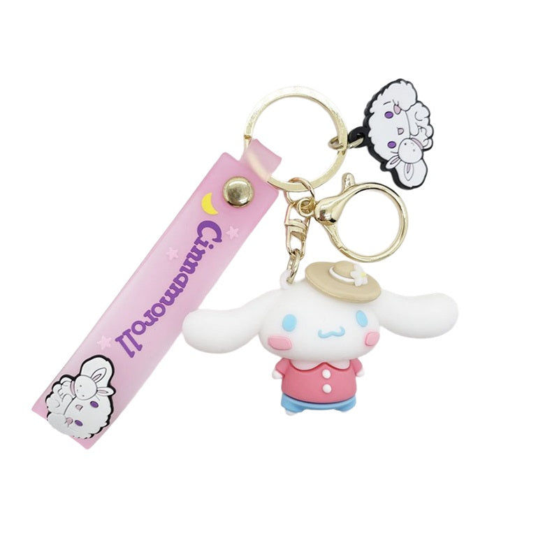 Llavero Goma 3D Sanrio Cinnamaroll otoño