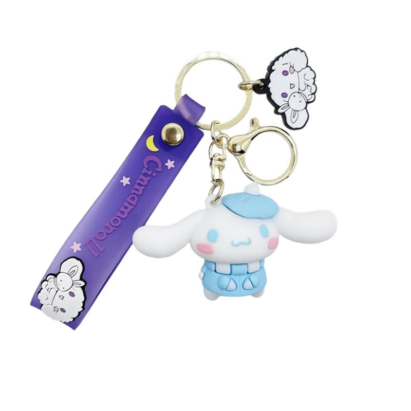 Llavero Goma 3D Sanrio Cinnamaroll invierno