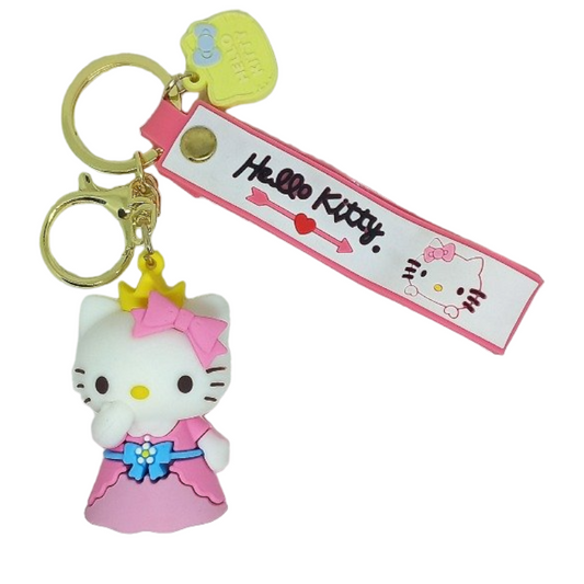 Llavero Goma 3D Sanrio Kitty reina