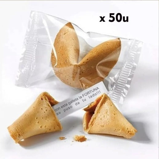 Galletas De La Fortuna Sabor Vainilla A Granel X 50 U