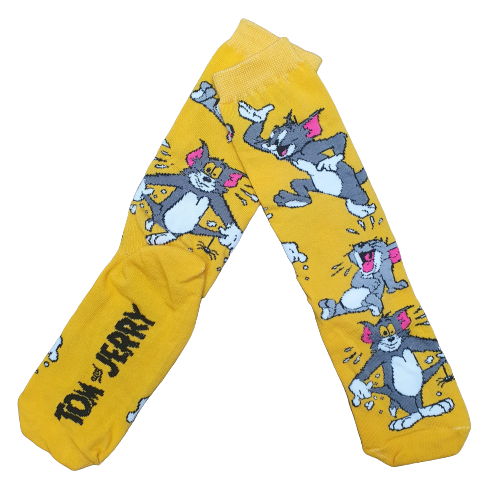 Media 3/4 Tom & Jerry Tom Fondo Amarillo