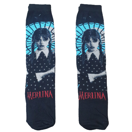 Media 3/4 Merlina Vestido Lunares