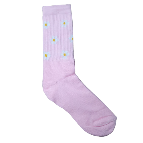 Media 3/4 Margaritas Fondo Rosa