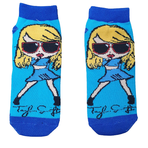 Medias Soquete Taylor Swift Personaje Animado & Nombre