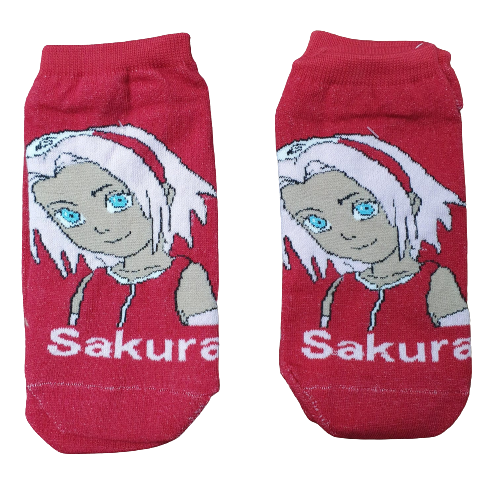 Medias Soquete Naruto Sakura
