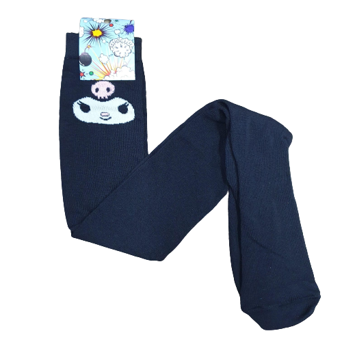 Medias Bucaneras Sanrio Kuromi (fondo negro)