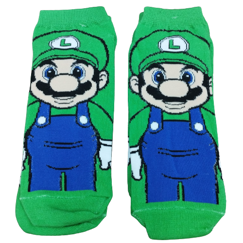 Medias Soquetes Mario Bros - Luigi (Cuerpo completo)
