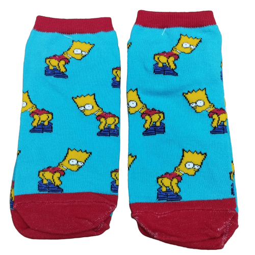 Medias Soquete Los Simpons - Bart (Pantalones bajos)