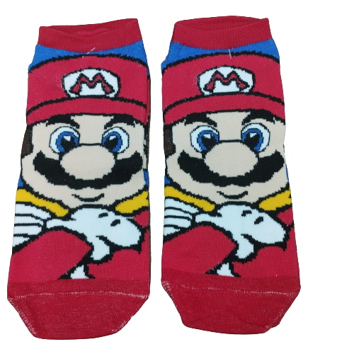 Medias Soquetes Mario Bros - Mario (Brazos cruzados)