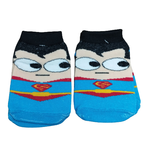 Medias Soquetes Mini Superman - Talle niño