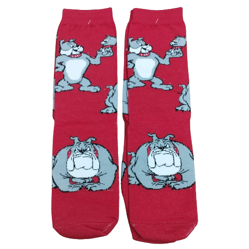 Medias 3/4 Tom & Jerry - Spike (Fondo rojo)