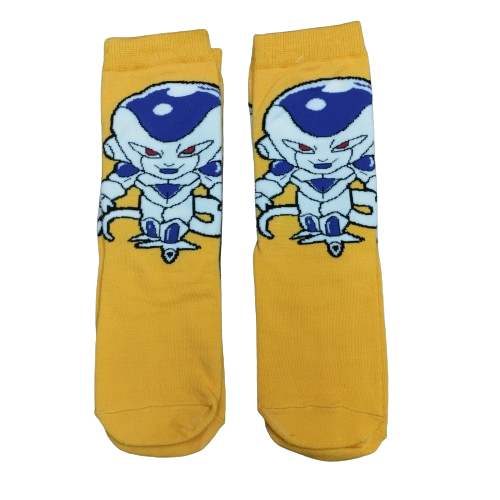 Medias 3/4 Dragon Ball - Freezer chiquito (Fondo amarillo