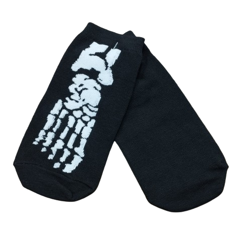 Medias Soquetes Huesos Esqueleto fondo Negro Nidavellir Argentina medias-soquetes-huesos-esqueleto-fondo-negro-nidavellir-argentina