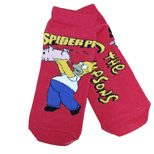 Medias Soquetes Los Simpson - Homero & Puerco Araña
