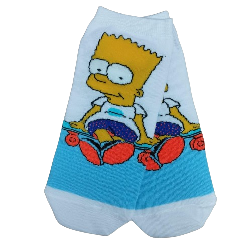 Medias Soquetes Los Simpson - Bart chiquito con Skate